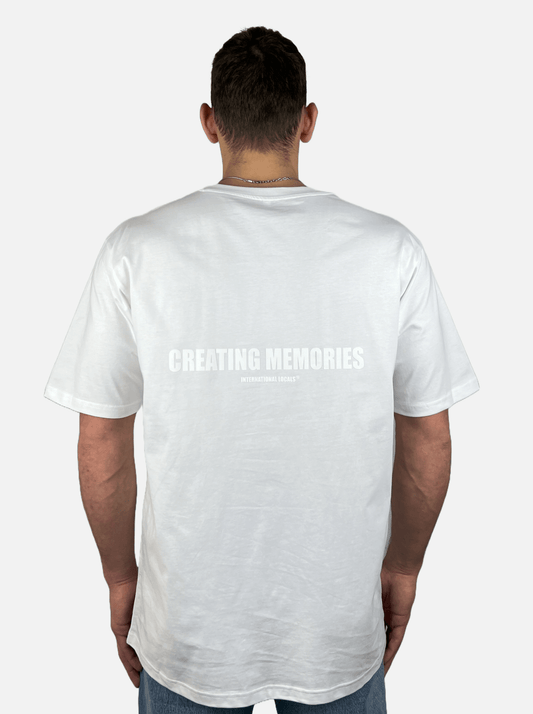 CREATING MEMORIES OVERSIZE SHIRT WHITE