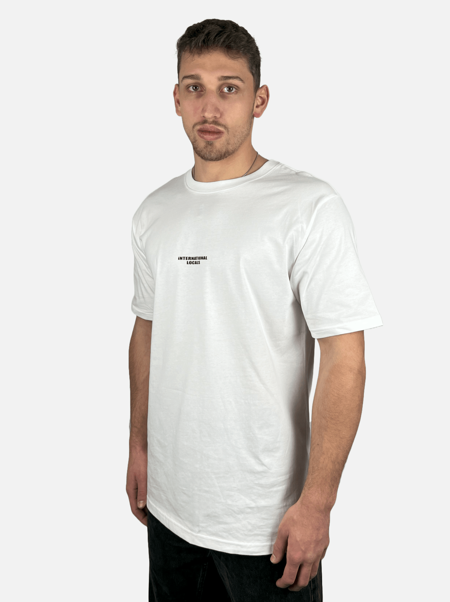 BUCKETLIST OVERSIZE SHIRT WHITE